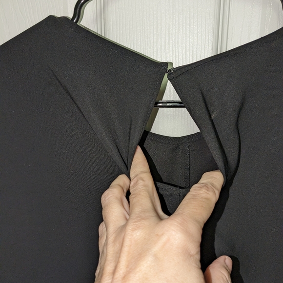 Simply Vera Vera Wang Bell-Sleeve Black Dress Ladies XL EUC - Picture 6 of 13